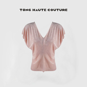 25年春夏百搭定制面料欧若风高级感上衣 暮色诗行 YY295