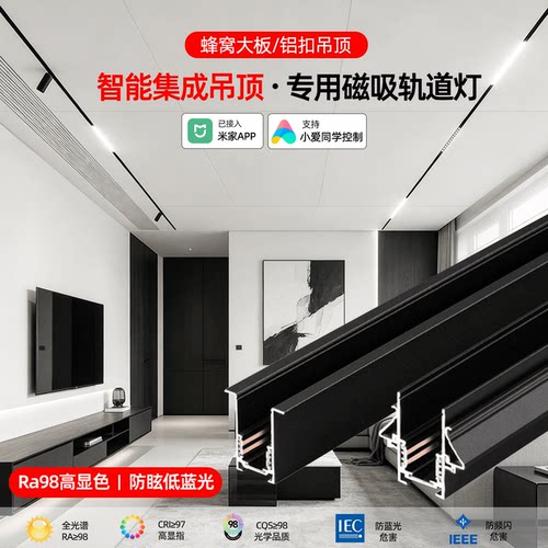 智能集成磁吸轨道蜂窝大板厨房