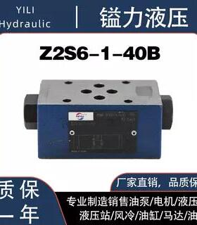台湾镒力液压液控单向阀Z2S6-40B  Z2S6-1-40B  Z2S6-60B现货