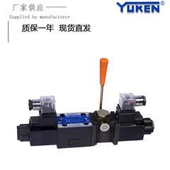 YUKEN型榆次油研型带应急手柄DSG-01-3C2-D24-CA/CB电磁换向阀