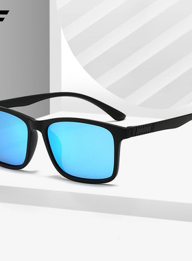 新款偏光太阳眼镜男士方形开车驾驶防紫外线时尚运动墨镜