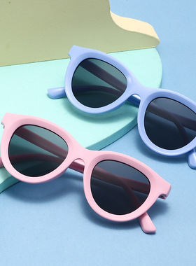 新款时尚儿童太阳镜防紫外线防晒遮阳墨镜男女童可爱宝宝太阳眼镜