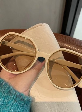 墨镜女夏防紫外线太阳眼镜男士开车潮流新款时尚圆脸网红眼镜