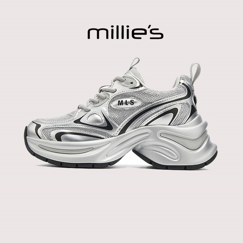 顺丰包邮精致满钻ins潮酷老爹鞋