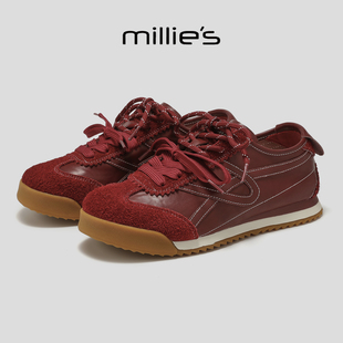 森林百搭休闲运动板鞋 妙丽2025新款 阿甘鞋 双鞋 MILLIE 带德训鞋