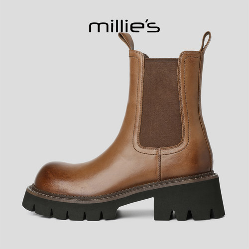 MILLIE'S/妙丽厚底增高时装靴