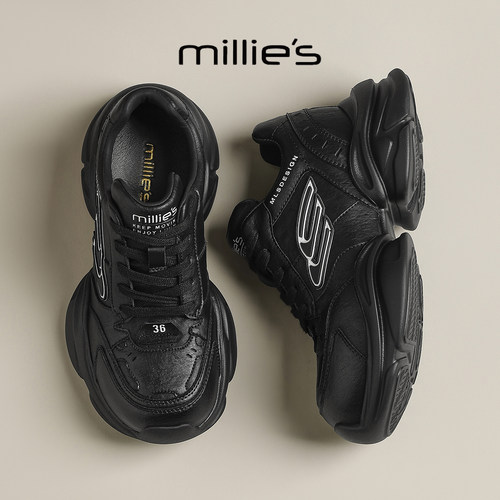 MILLIE'S/妙丽厚底休闲鞋女
