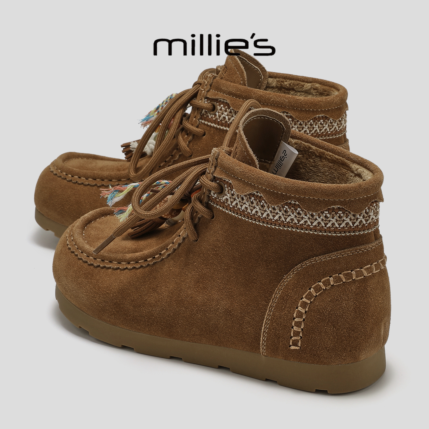 MILLIE'S/妙丽勃肯鞋短靴女
