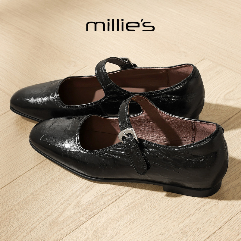MILLIE'S/妙丽法式玛丽珍鞋