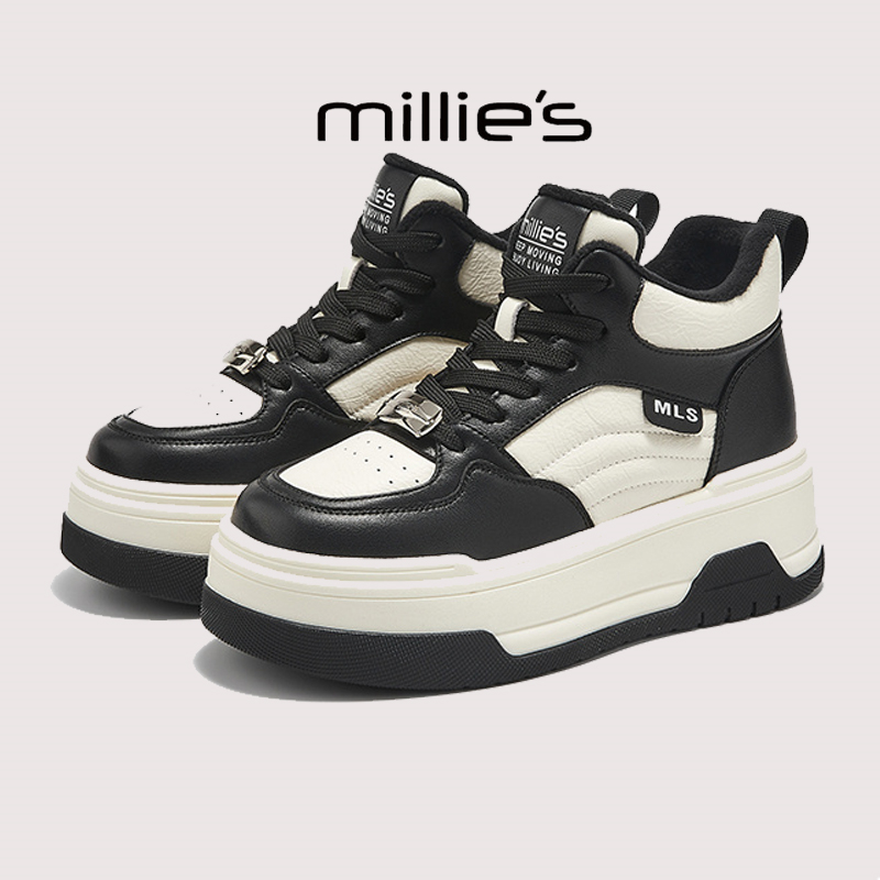 顺丰包邮黑白熊猫撞色设计感板鞋