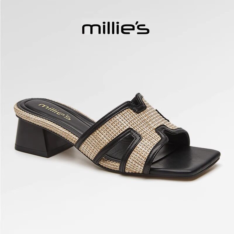 MILLIE'S/妙丽厚底增高凉拖鞋女