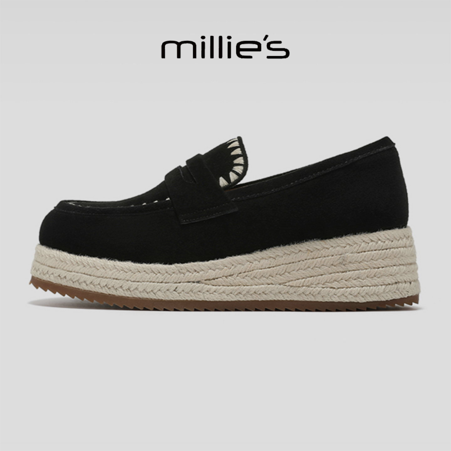 MILLIE'S/妙丽真皮勃肯鞋