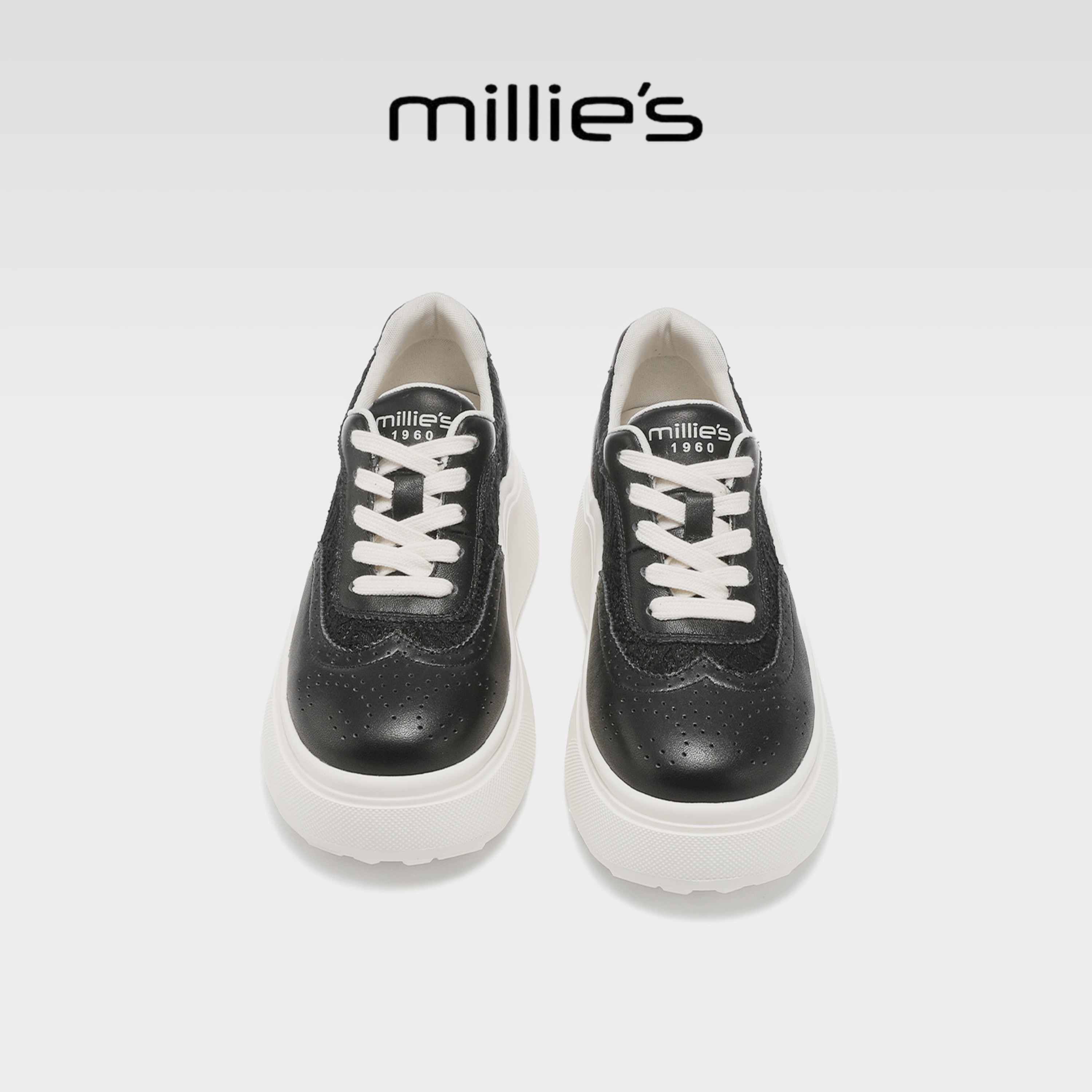 顺丰包邮妙丽厚底增高百搭休闲鞋