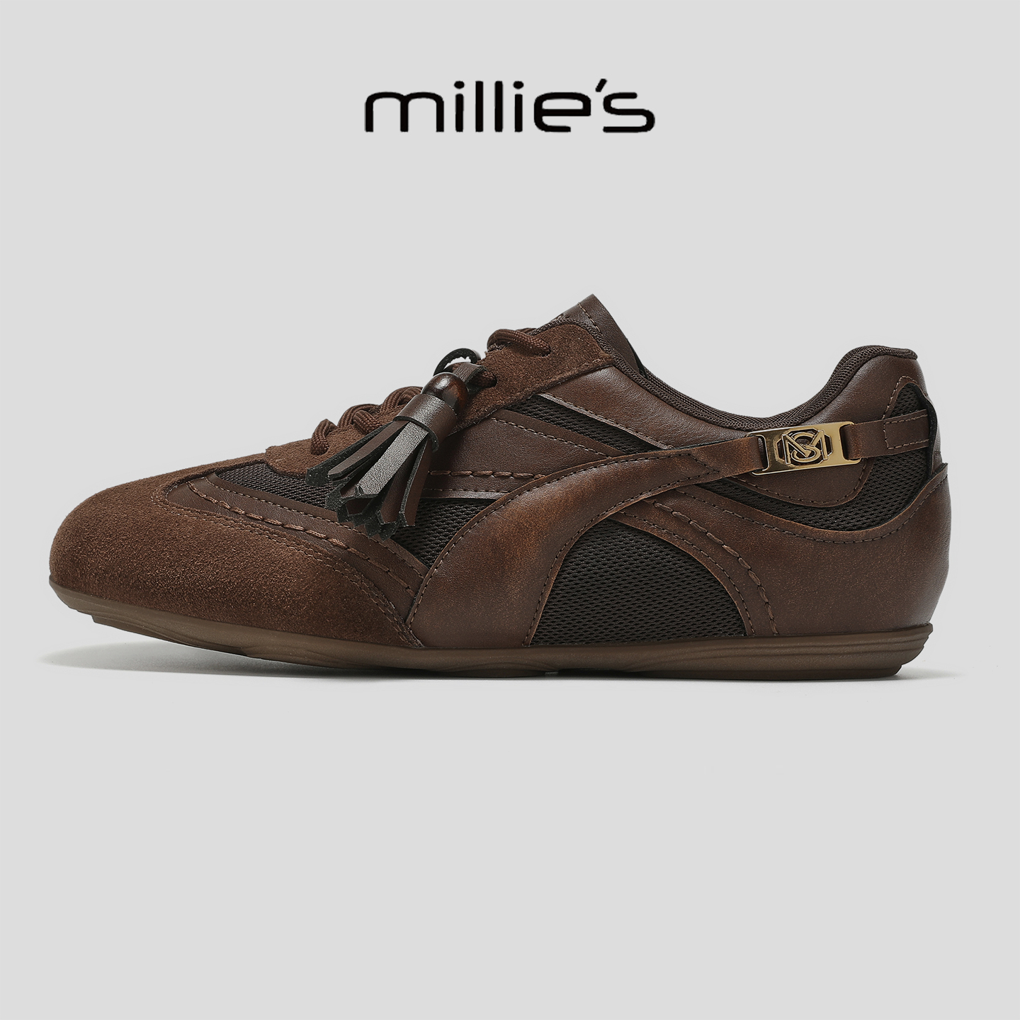 MILLIE'S/妙丽真皮运动鞋
