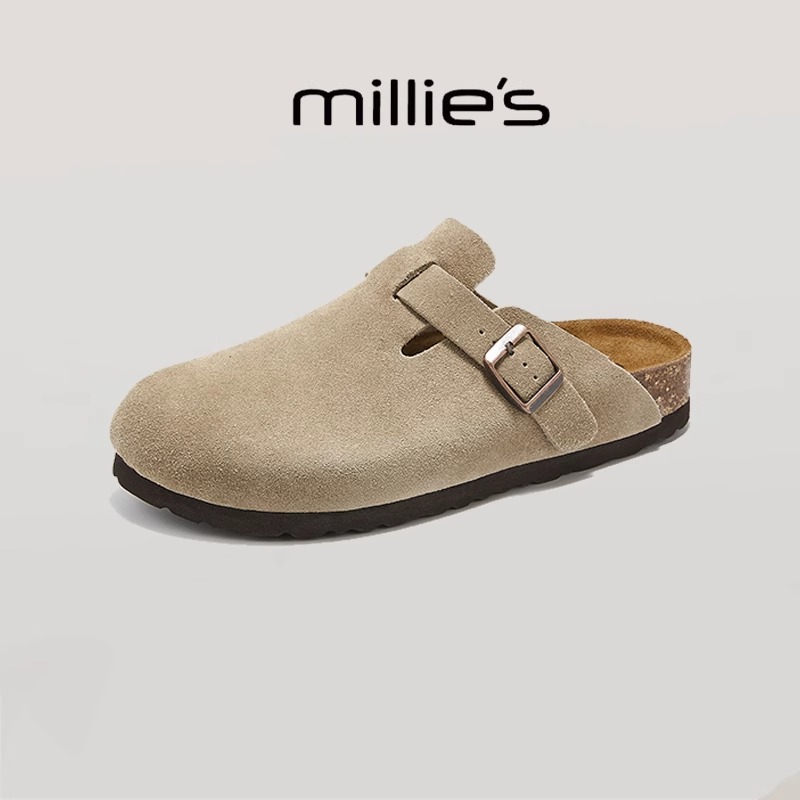 MILLIE'S/妙丽真皮勃肯鞋女