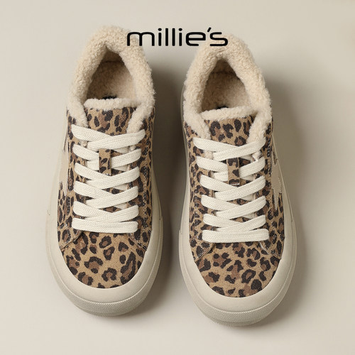 MILLIE'S/妙丽厚底加绒休闲鞋
