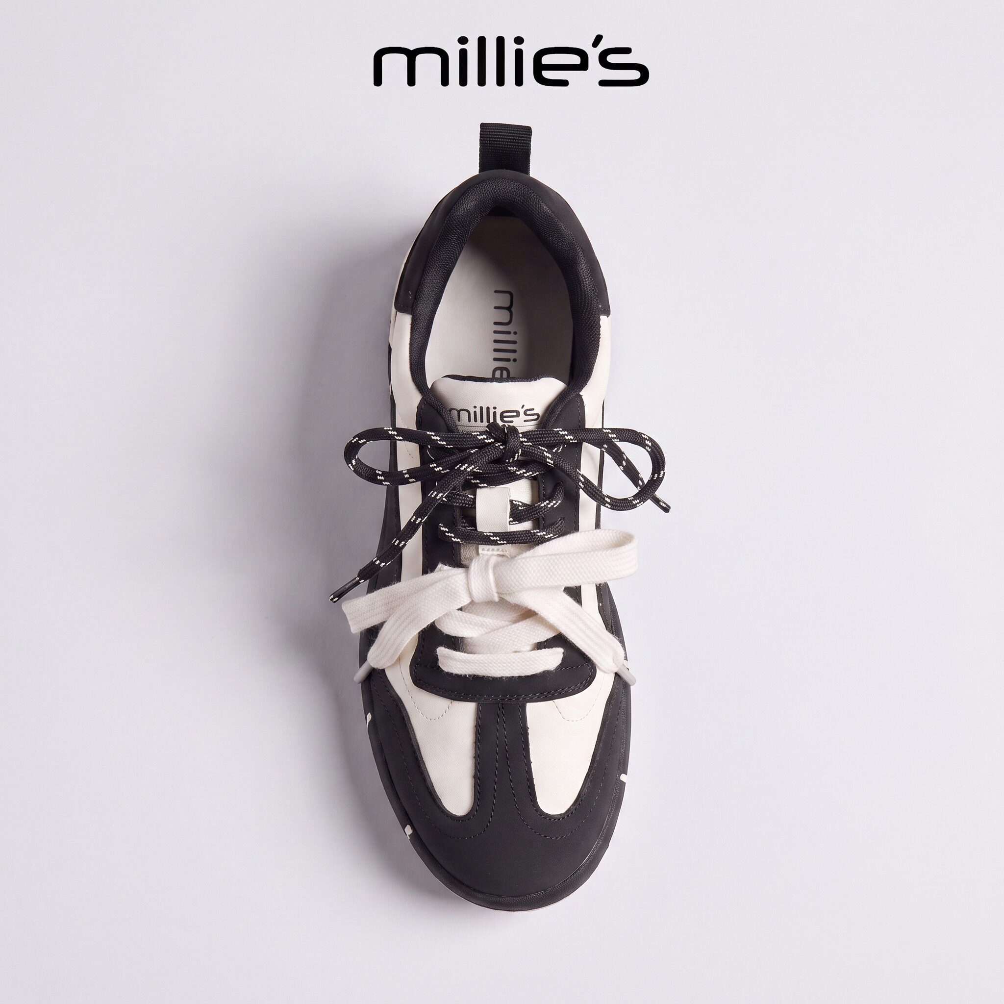 MILLIE'S/妙丽真皮德训鞋女