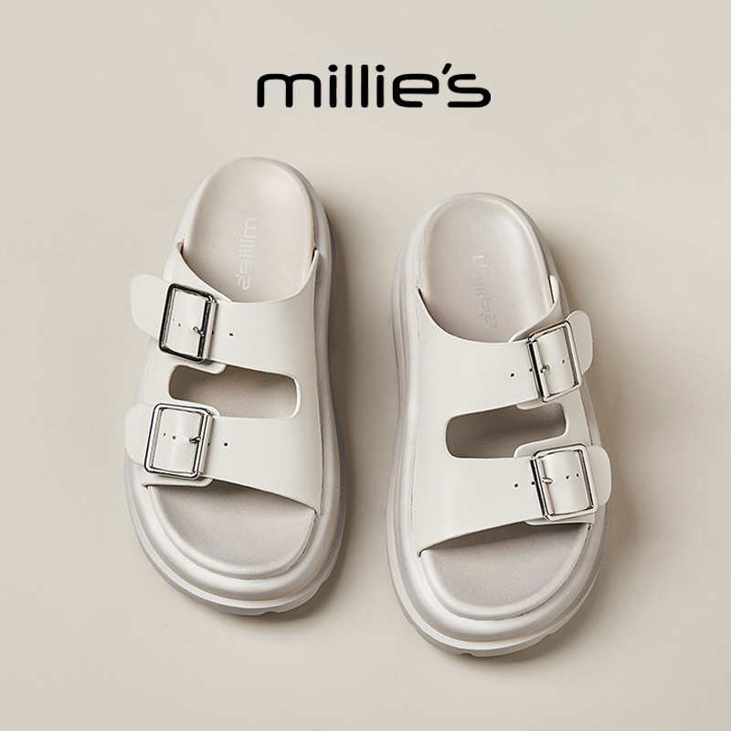 MILLIE'S/妙丽厚底复古雨鞋