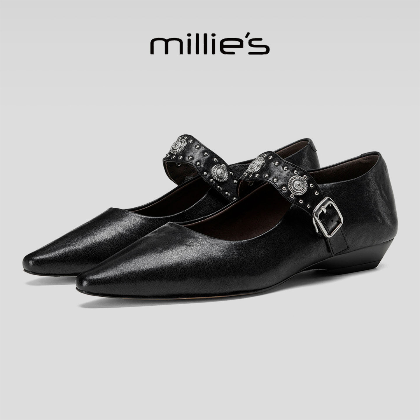 MILLIE'S/妙丽平跟舒适单鞋