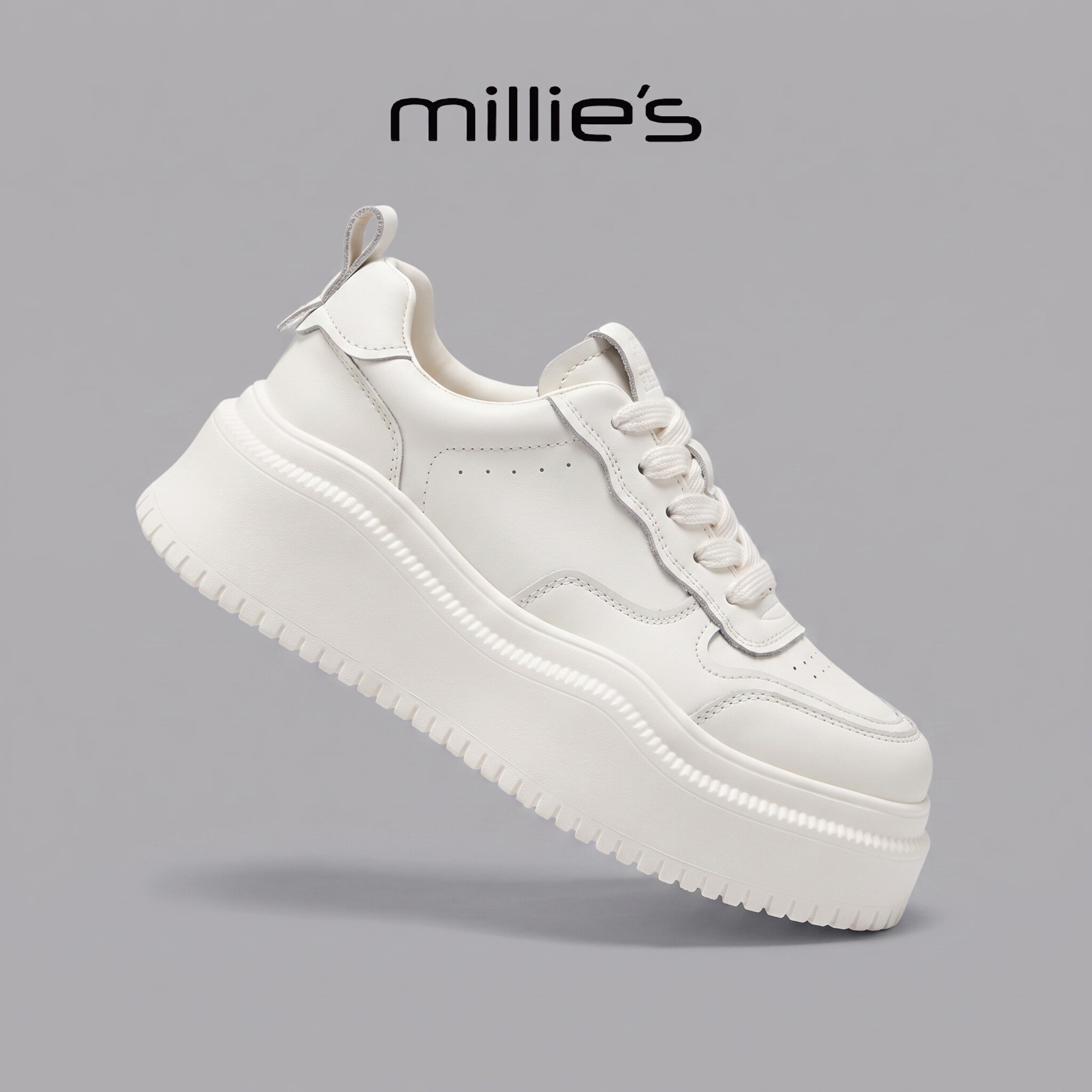 MILLIE'S/妙丽厚底增高板鞋