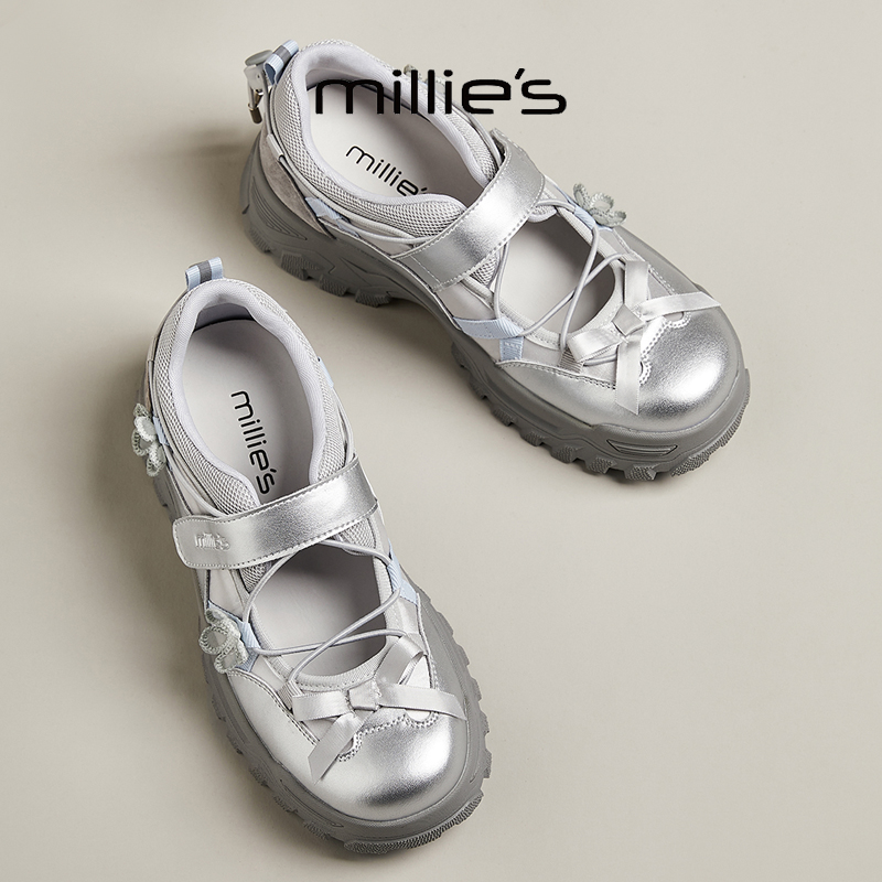 MILLIE'S/妙丽厚底增高休闲鞋
