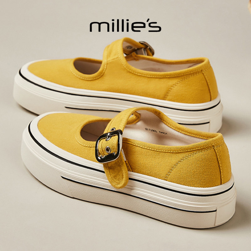 MILLIE'S/妙丽厚底玛丽珍鞋女