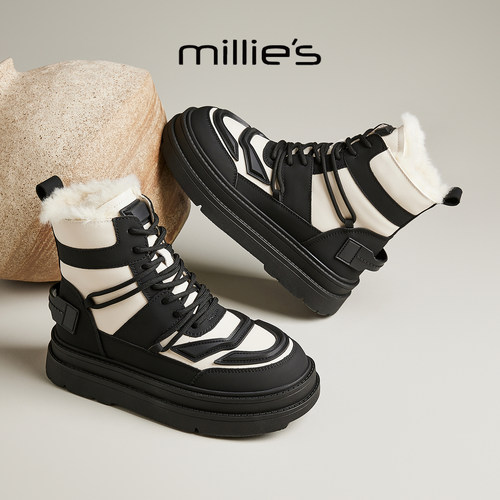 MILLIE'S/妙丽厚底马丁靴