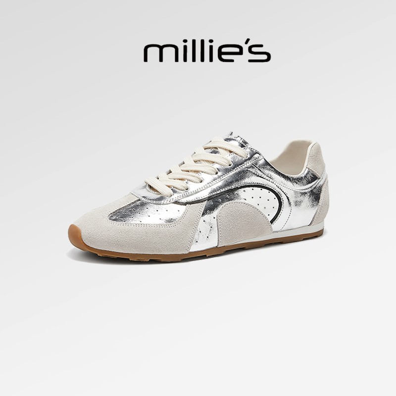 顺丰包邮圆头板鞋反毛皮布洛克鞋