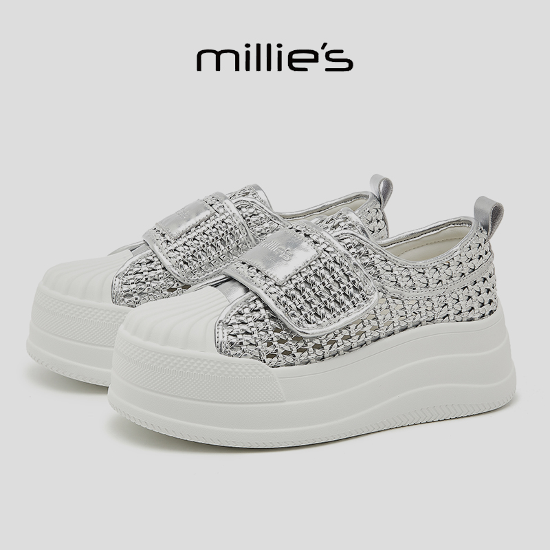 MILLIE'S/妙丽真皮勃肯鞋女