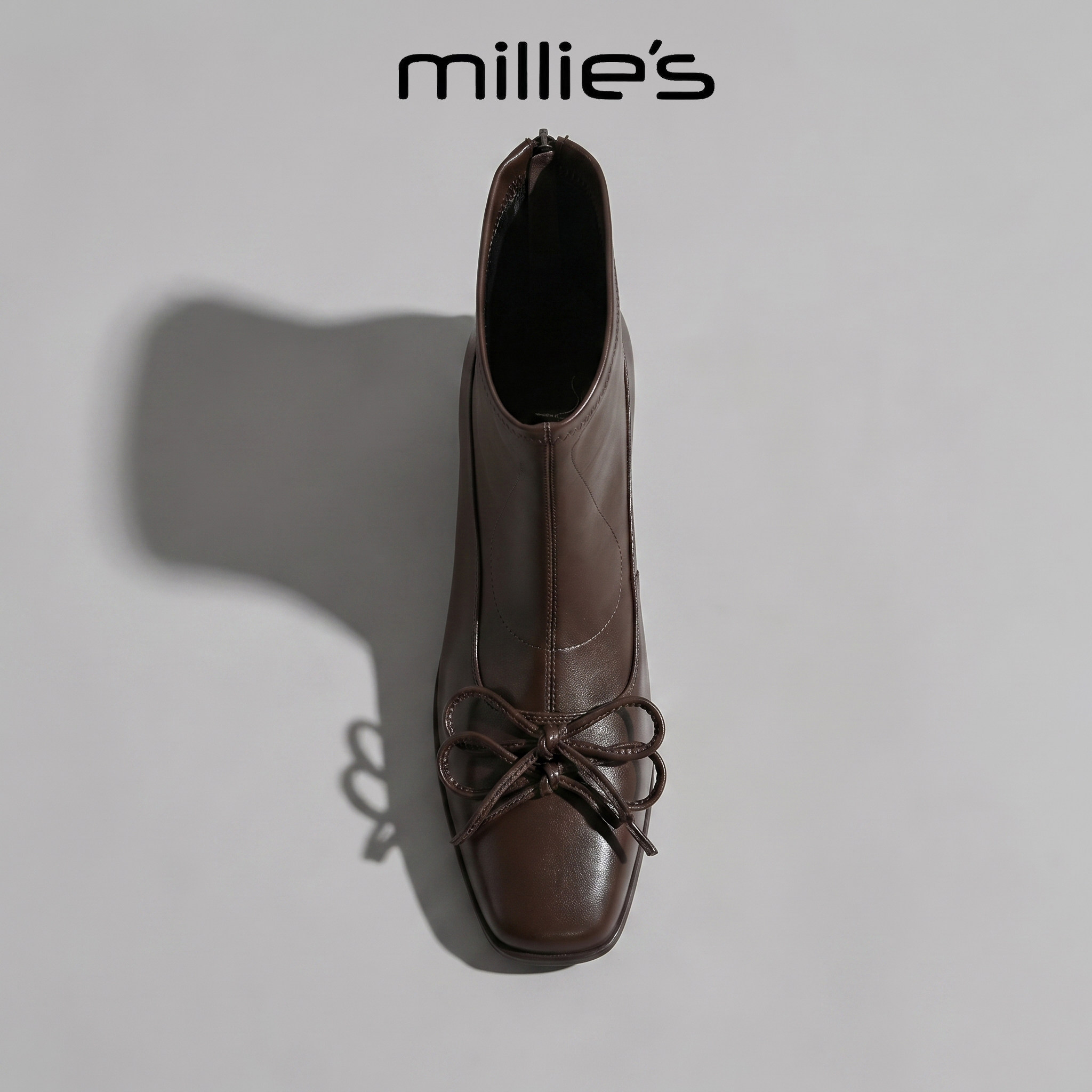 MILLIE'S/妙丽粗跟休闲靴