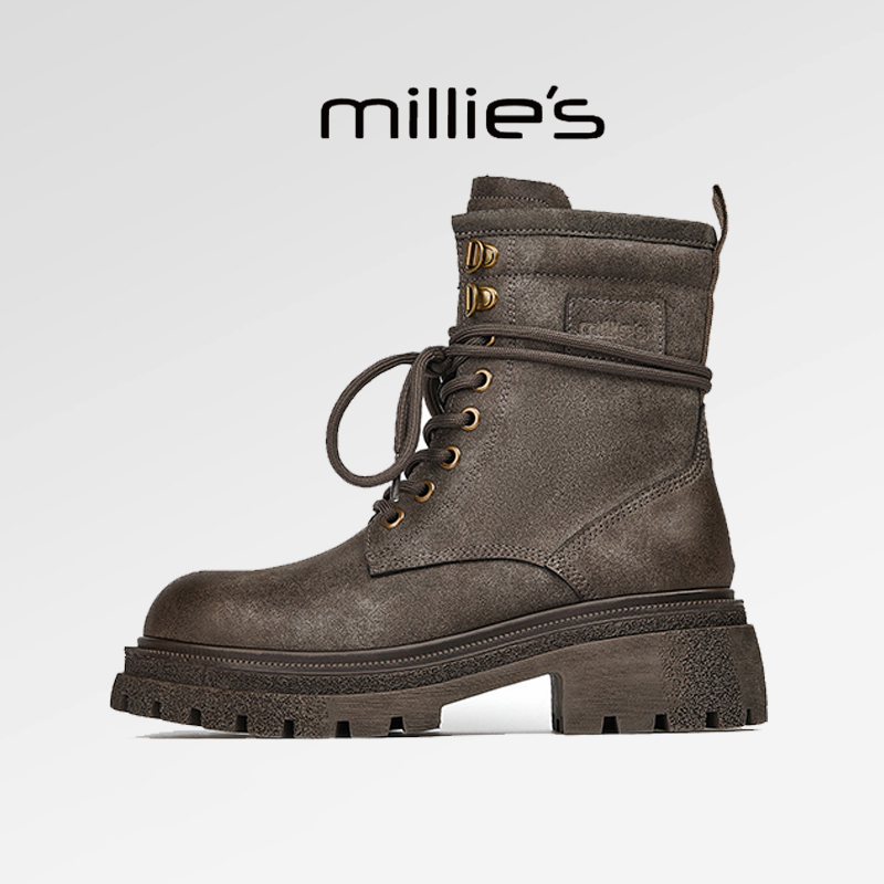 2024新款韩版复古工装时尚马丁靴