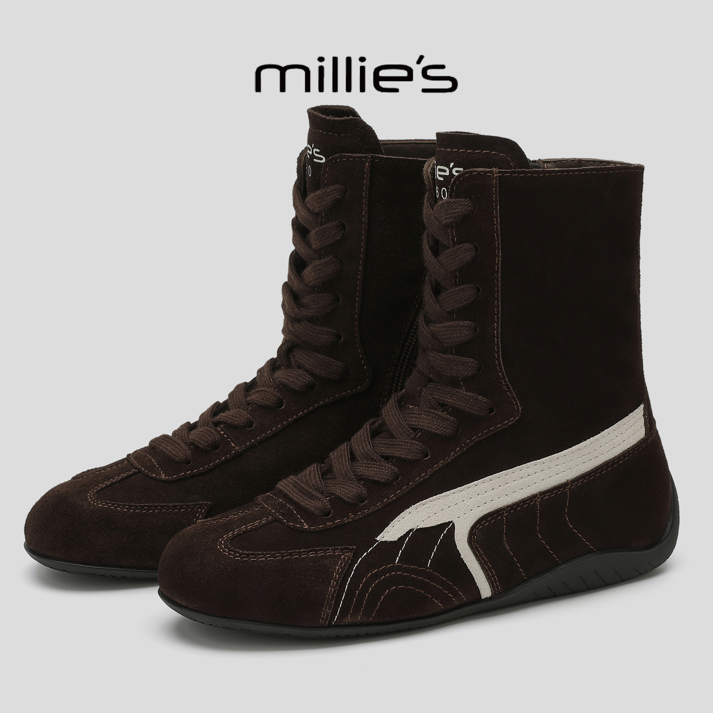 MILLIE'S英伦风厚底短靴女