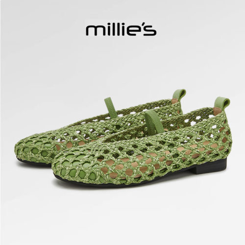 MILLIE'S/妙丽镂空编织凉鞋