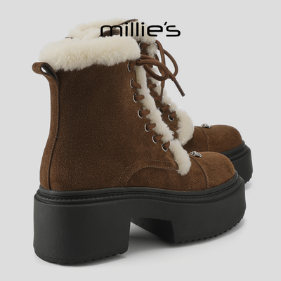 顺丰包邮妙丽加绒保暖雪地靴