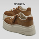 休闲鞋 妙丽2025新款 MILLIE 厚底低跟百搭ins鞋 子时尚 百搭运动鞋