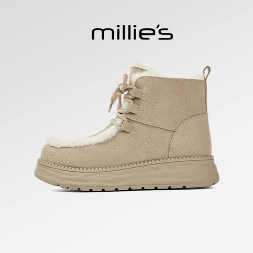 顺丰包邮韩版复古风ins范雪地靴