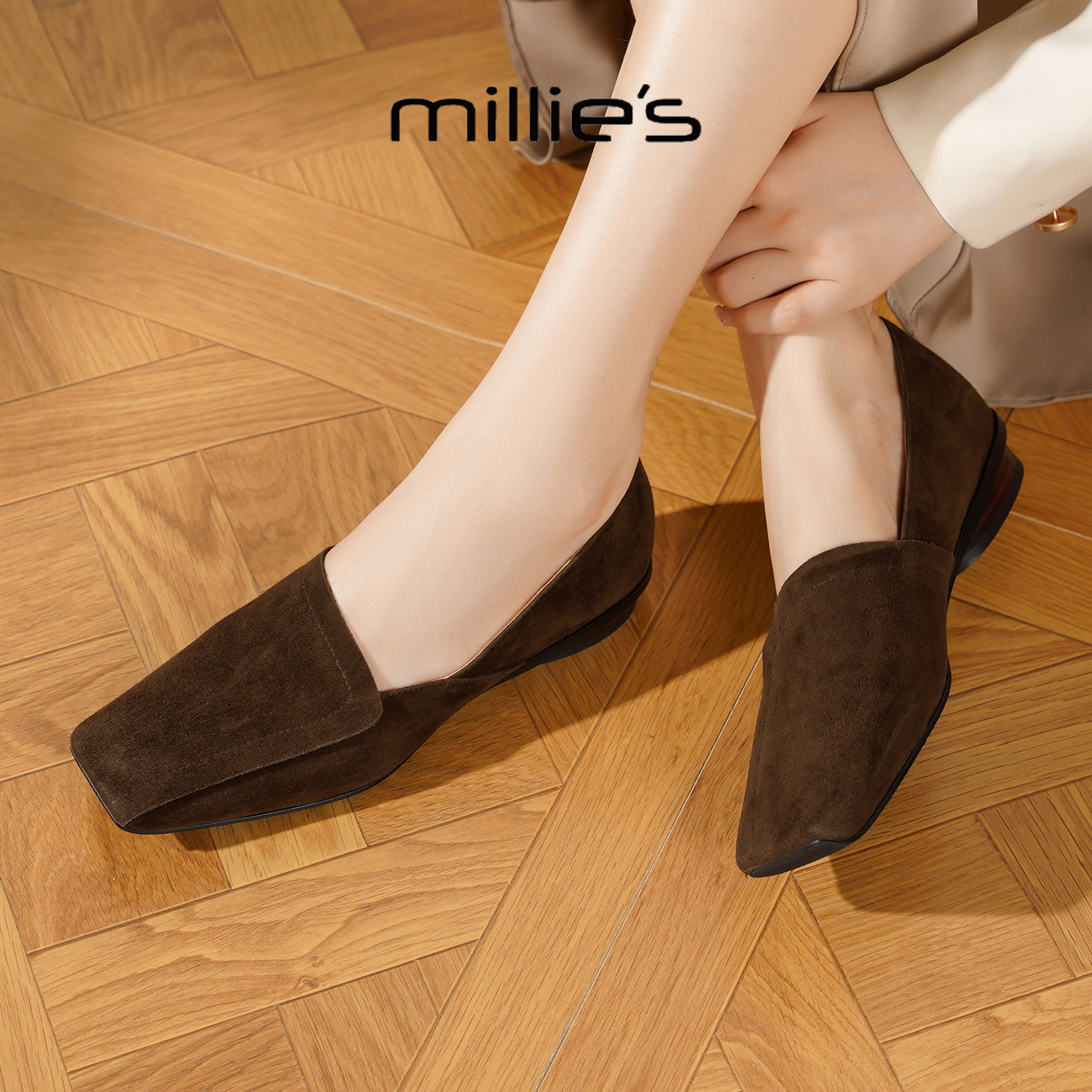 MILLIE'S/妙丽复古单鞋