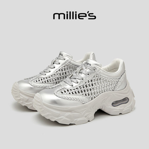 MILLIE'S/妙丽厚底老爹鞋女