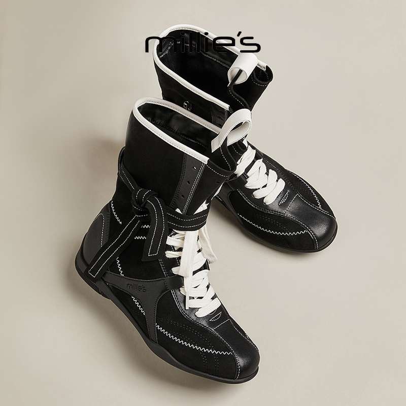 MILLIE'S/妙丽厚底马丁靴