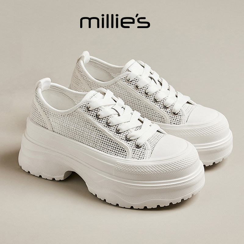 MILLIE'S/妙丽厚底增高凉鞋女