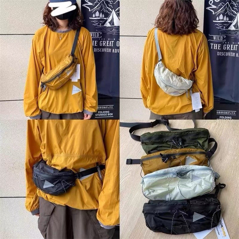 日系户外防水轻量机能斜挎胸包