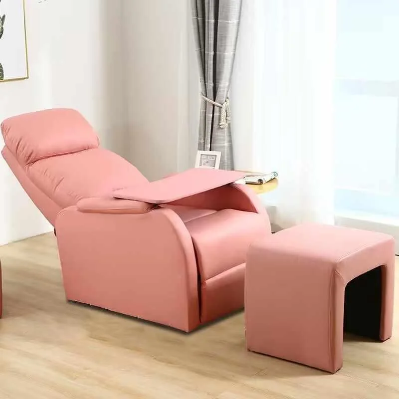 美容沙发椅子可躺美甲沙发纹美睫绣舒适足疗床单人多功能沙新品