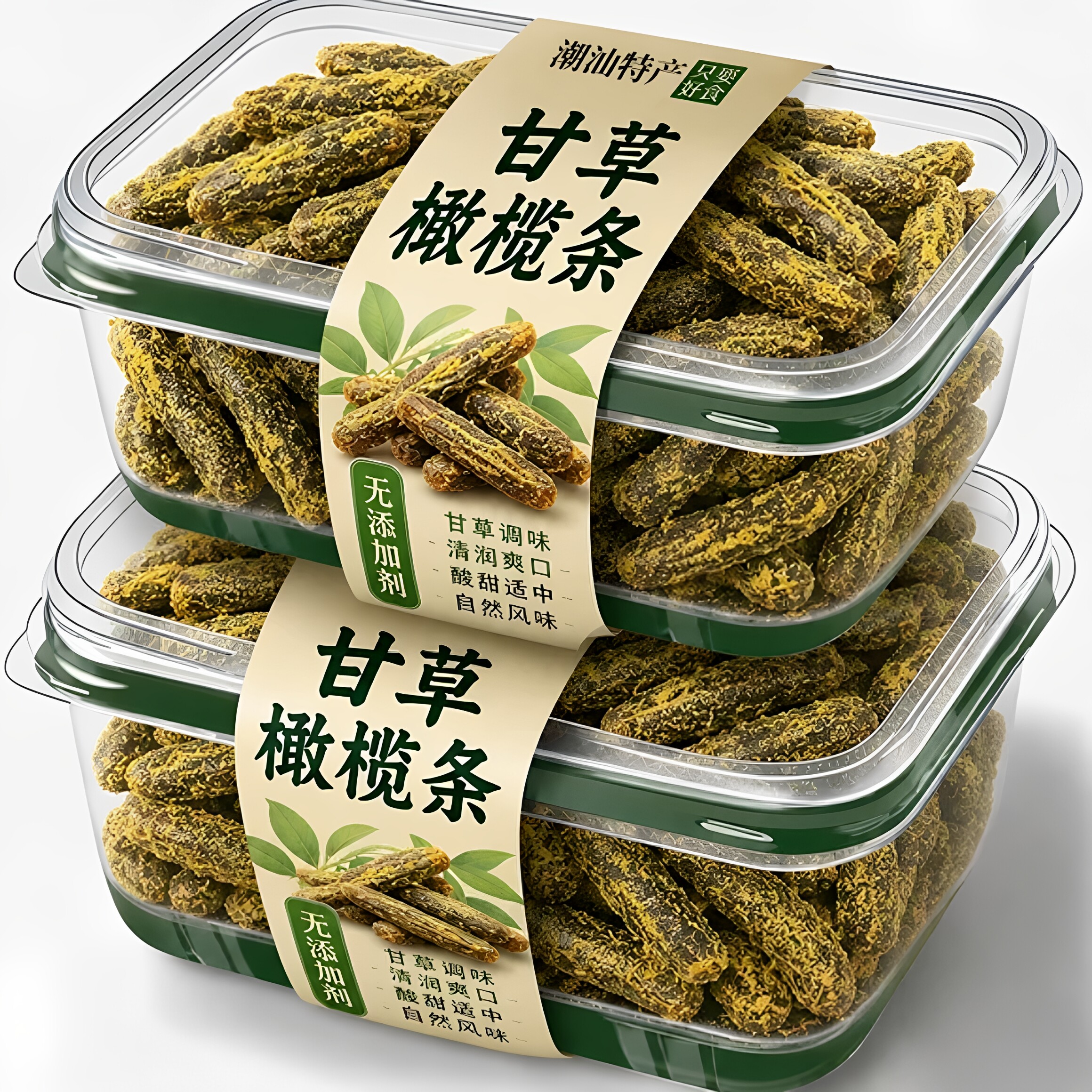 无核甘草橄榄条官方旗舰店潮汕特产盐津蜜饯果脯咸甜零食特级九制
