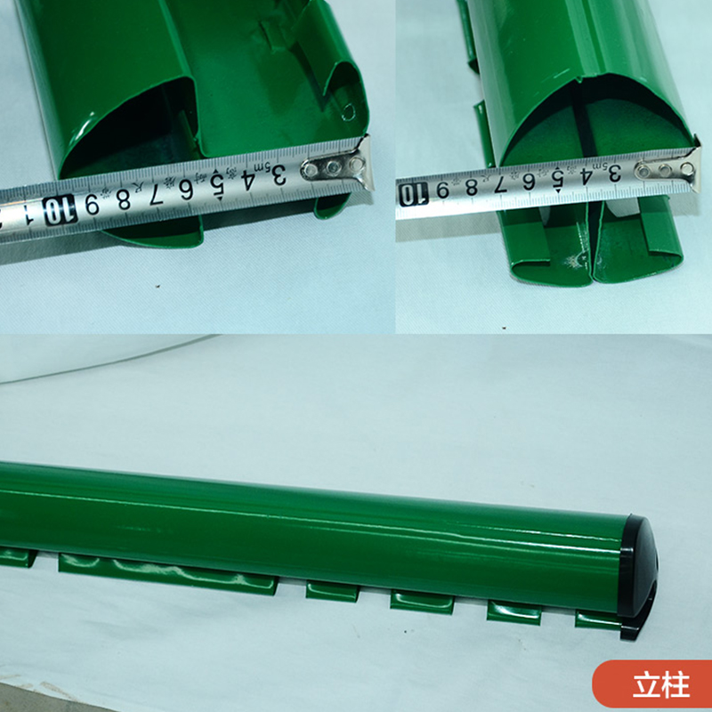 高速公路铁路三折弯护栏s小区公园围栏圈地养殖铁丝网桃型柱隔离