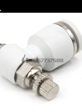 白色SL调速开关SL4-01 SL6-M5 SL8-01 SL10-02 SL12-03气管节流阀