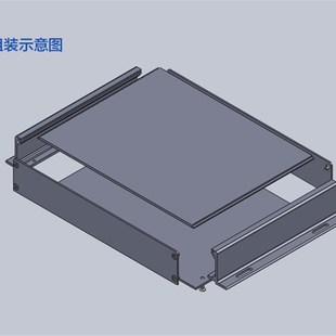 铝合金外壳电子控制器铝型材机箱pcb电源屏蔽M盒铝箱体定做229