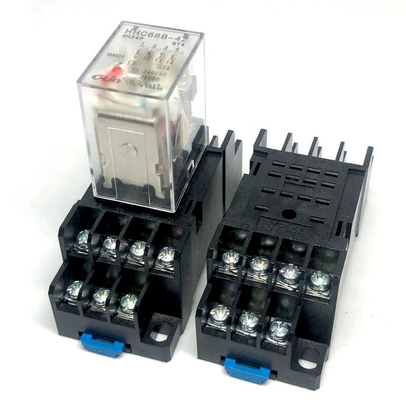 欣灵牌HHC68BL-4Z HH54P AC220V//110/36/24V 小型中间电磁继电器