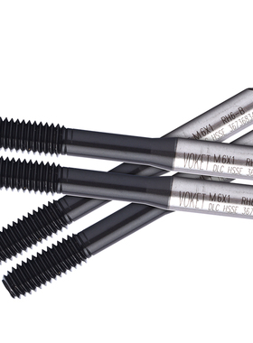 不锈钢DLC黑色涂层挤压丝攻 无屑攻牙机用丝锥M2PM3M4M5M6M12