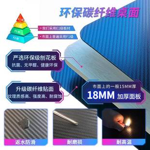 外贸图案电桌一件 炫碳纤维电竞桌 包邮 竞家用网吧BDY电脑桌台彩式