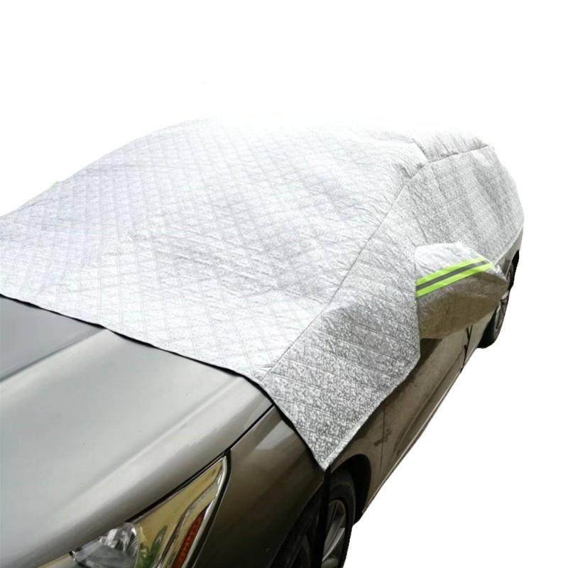 加厚阳挡镀季铝膜半611罩衣雪挡太阳挡防晒隔热四通用源车头厂遮